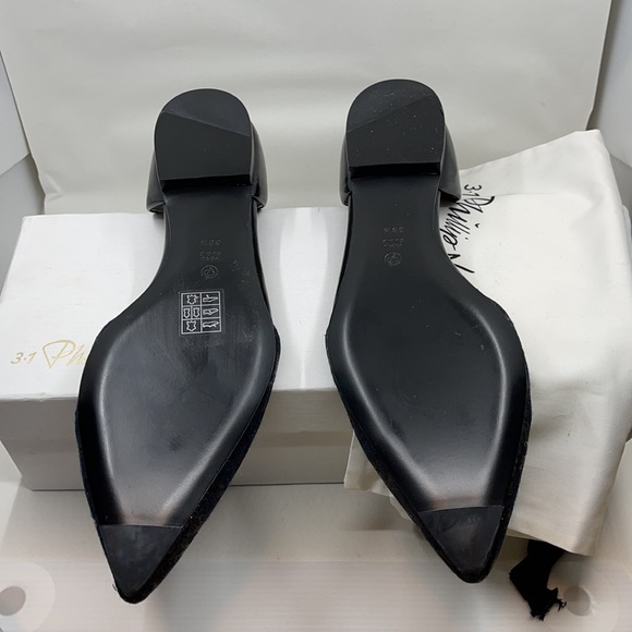 3.1 Phillip Lim "devon" D'orsay Flat Sz 38.5 - Picture 3 of 5